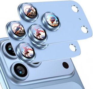 Uyiton for iPhone 18 Pro Camera Lens Protector, Metal Frame Glass Cover