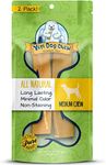 Yeti Dog Chew - Yak Cheese Himalayan Dog Chews - Healthy Long Lasting - Yak Chews for Large, Medium and Small Dogs - Yak Bones for Dogs - Natural Yak Cheese - Medium, 5 oz, 2 Piece