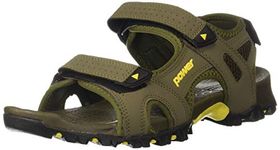 Power mens GARNET E Olive Green Sandal - 7 UK (8617309)