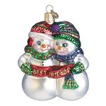 Old World Christmas Best Friend Glass Ornament