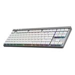 Logitech G515 Lightspeed TKL Low Profile Wireless Gaming Keyboard, LIGHTSYNC RGB, Thin Tenkeyless Design, PBT Keycaps, Tactile (Brown) Mechanical Switches - White