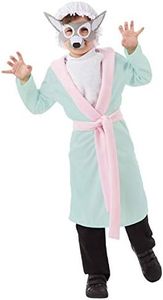 Fun Shack Costume Nonna Lupo Bambini, Costume Halloween Bambini Taglia S
