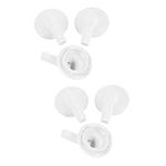 Homoyoyo 6 Pcs Air Conditioner Drain Kit Adaptor Dehumidifier Drain Hose Air Conditioners Drain Hose Connector Elbow Fitting Washing Machine Pan Drain Catcher Water Tray White Window Abs