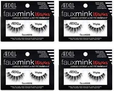 Ardell Faux Mink Wispies Lightweight Strip Lashes 4 Pack