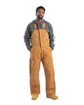 Berne Men's Heritage Insulated Duck Bib Overall, Brown Duck, Medium