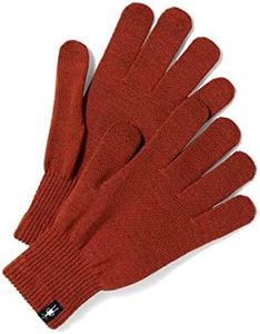 Smartwool Liner Glove | Merino Wool Touchscreen Winter Gloves For Men and Women, Pecan Brown Heather, X-Small