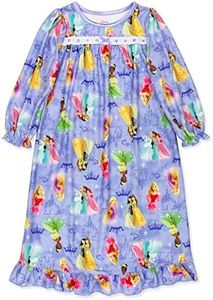 Disney Princess Toddler Girls Granny Gown Nightgown (10, Purple)