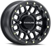 Raceline Wheels A93B PODIUM UTV/ATV Wheel Black 14x7" 4x156", 10 mm offset/(4.39"B/S)