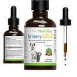 Pet Wellbeing - Urinary Gold for Dogs and Cats - A Natural, Herbal Supplement for Urinary Tract Health - 2 oz/59 ml Liquid Bottle