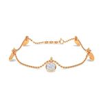 KISNA 14K Rose SI Diamond Gold Bracelet for Women | Sibyl