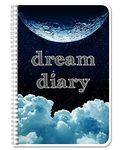 BookFactory Dream Diary/Dream Journal/Log Book, 120 Pages - 6" x 9", Durable Thick Translucent Cover, Wire-O Binding (LOG-126-69CW-A(DreamDiary)-DX)