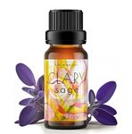 Esslux Clary Sage Essential Oil for Diffuser | 100% Natural Clary Sage Oil for Skin and Hair | Perfect for Aromatherapy, Soap Making, and DIY Projects, 10 ML