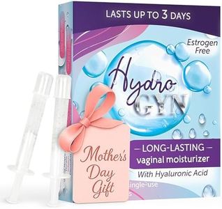 Terramed Just Think Comfort Hydro GYN Vaginal Moisturizer | Long-Lasting Dryness & Discomfort Relief | Estrogen & Hormone Free | 10 Pre-Filled Applicators I Pre and Post Menopausal