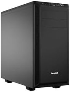 be quiet! Pure Base 600 ATX Midi Tower PC Case| 2 Pre-Installed Silent Wings Fans | Black | BG021