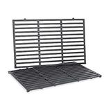 Denmay 7524 49.5cm Cast Iron Grill Grates Cooking Grid for Weber Genesis E-310/ E-320/ E-330, Genesis S-310/ S-320/ S-330, Genesis EP-310/ EP-320/ EP-330 Gas Grill, Doesn't Fit Genesis II/LX E310/340