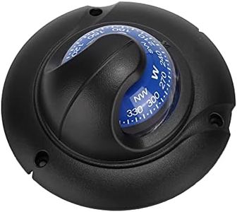 Shanrya Flush Mount Compass, Marine Compass Multifunction Stable for Vehicles for Travel for Marine for Boating