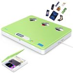 Phone/Pad Timer Lock Box, Dayear Phone Jail Self-control Phone Safe Lock Box Timed Locker Box for iPad/Tablet/TV Controller to Help Kids Students Adults Lock Phone Addiction/Temptation Away(Green)