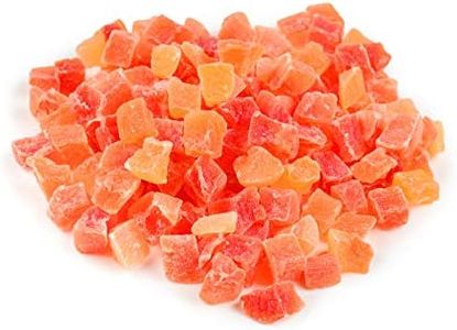 Anna and Sarah Dried Diced Papaya Low Sugar in Resealable Bag, 2lbs