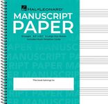 Wide Staff Wirebound Manuscript Paper (Aqua Cover)