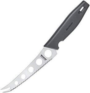 Westmark Cuchillo/cortador de queso profesional, Tamaño de la hoja: 13,5 cm, Longitud: 25 cm, Acero inoxidable/plástico, Master Line, Negro/plateado, 13562270