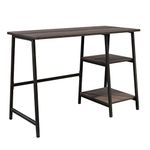 Sauder North Avenue Pedestal Desk, Smoked Oak Finish
