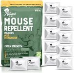 Mouse Repellent Pouches - Rodent Repellent Made in USA (12 Pouches) - Keep Rodents Out of Cars and Car Engines - Mice Repellent Indoor and Outdoor - Mouse Deterrents That Work with Peppermint Oil