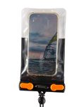 Aquapac Economy Waterproof Black Phone Case, Lanyard, iPhone and Android, Made in the UK, Watersports, Travel Essential, 5 Year Warranty, Eco Friendly, Hiking, Running Accessory