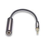 VCE 3.5mm Male to 6.35mm Female Headphone Adapter, 1/4 to 1/8 inch Stereo Cable, Gold Plated Audio Jack for Headphones, Amplifiers, Guitar, Home Theater Devices, Laptop - 8 inch