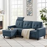 2-Piece 75" Sectional Sofa Couch wi
