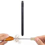 KS TOOLS HIOD Cigar Draw Tool Portable Outdoor Travel Stainless Steel Cigar Punch Needle Cigar Drill Cigar Accessories Tool,Black #2