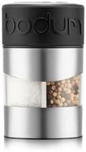Bodum Manual Grinder Salt and Pepper, Black, 11002-01