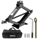 IMAYCC Car Jack Kit, Scissor Jack for Car 2 Ton(4409 lbs), Portable Tire Jack Repair Kit, Spare Tire Changing Kit with Lug Wrench, Car Emergency Kit for Auto/SUV/MPV, Thickened Car Jacks.