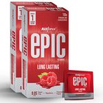 Manforce Epic Pleasure Raspberry Flavoured Condoms for Men - 10 Count (Pack of 2)| Long Lasting| Vegan| No Harsh Chemicals| With Disposable Pouch