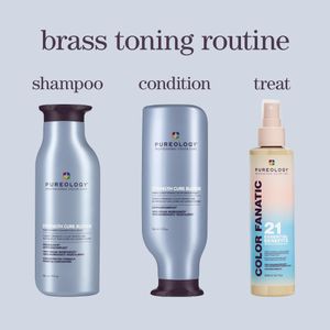 Pureology Strength Cure Blonde Shampoo – Toning for Color-Treated Hair