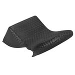 ANGGREK Salon Neck Pillow, Black, Polyvinyl Chloride, Bath Pillows Cushion for Shampoo Bowl, Unique Siamesed Design, Professional Salon & Home Use Compatibility