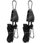 iPower 1/8 inch 8-Feet Long Heavy Duty Adjustable Rope Clip Hanger, 150lb Capacity