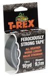 T Rex Tape Ferociously Strong Waterproof Graphite Grey Tape, 25mm x 9.14m, A High Strength Duct or Gaffer Cloth Adhesive Repair Tape, From the Makers of the Original Duck Tape