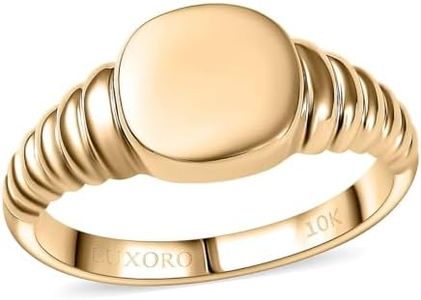 SHOP LC DELIVERING JOY 10K Yellow Gold Signet Ring Size 6 5 Grams Christmas Gifts