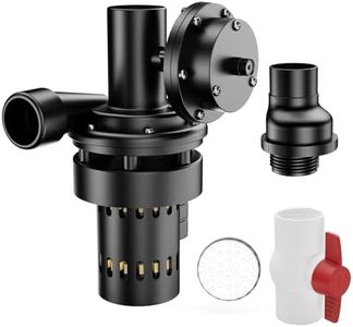 Automatic Utility Sink Pump, Under-Sink Mounted for Gravity-Free Drainage, 115V Pump with Drain Screen, Check Valve and Ball Valve