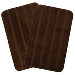 Saral Home Easy Living Striped Antiskid Bathmat (Brown, Microfiber, 50X80 CM, Rectangular)