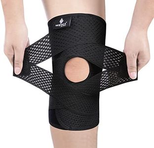 NEENCA Knee Brace for Knee Pain, Compression Knee Support with Air Mesh Fabric, Adjustable Knee Wrap with Side Stabilizers, Ultra-Soft Bandage for Elderly, Meniscus Tear, ACL, Arthritis Relief, Walk