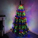 Premier Christmas Decorations 2m 200 LED MicroBright Waterfall Tree Net