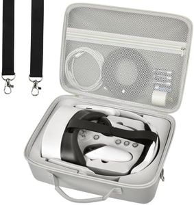 Comecase Hard Carrying Case for Meta Quest 3S/3/2 Headset, Grey