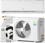 Rellytech 18000 Mini Split AC/Heating System - 19 SEER2 Mini Split AC Unit Inverter Heating and Cooling, 230v Energy Efficient Ductless Air Conditioner Up to 1250sq.ft, 24H Timer, Installation Kit