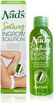 Nad's Soothing Ingrow Solution, Ingrown Hair Reduction, Treatment for Ingrown Hairs, Redness and Inflammation, Razor Bump Solution, 125ml