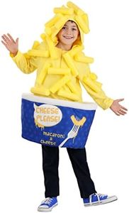 Fun Costumes Mac and Cheese Costume | Mac And Cheese Cup Costume, Cheese Cup Halloween Costume for Kids Medium