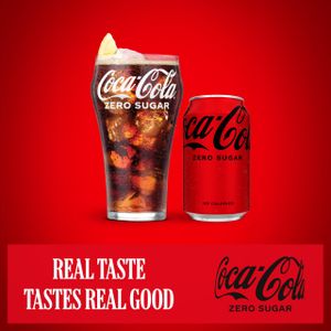 Coca-Cola Zero Sugar Soft Drink, 24 x 330ml Cans