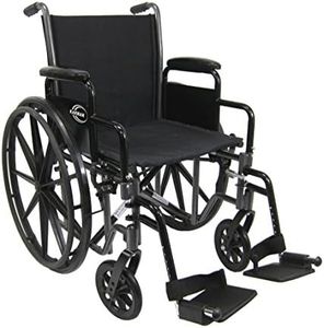 Karman Light Weight Wheelchair with Elevating Legrests in 18 inch Seat and Removable Footrests