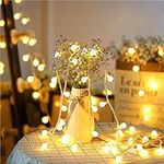 Zorela Globe String Lights, 15M/49ft 100 LED Fairy Lights USB or Battery Powered, 8 Modes Christmas Lights Outdoor Indoor with Remote & Timer for Home, Balcony, Patio, Gazebo and Garden