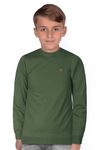 Allen Solly Junior Boys Poly Cotton Crew Neck Regular Fit Sweatshirt_11-12 Years, Green